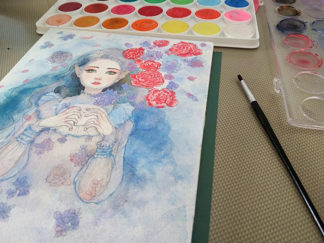 水中精灵~（图ZOTU5MTA3MzY=） - 创作习作 - 站酷设计师十三月岁原创素材 - 站酷ZCOOL