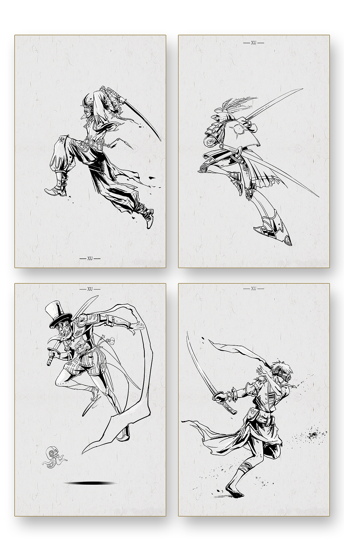 《墨道剑意》剑客系列插图