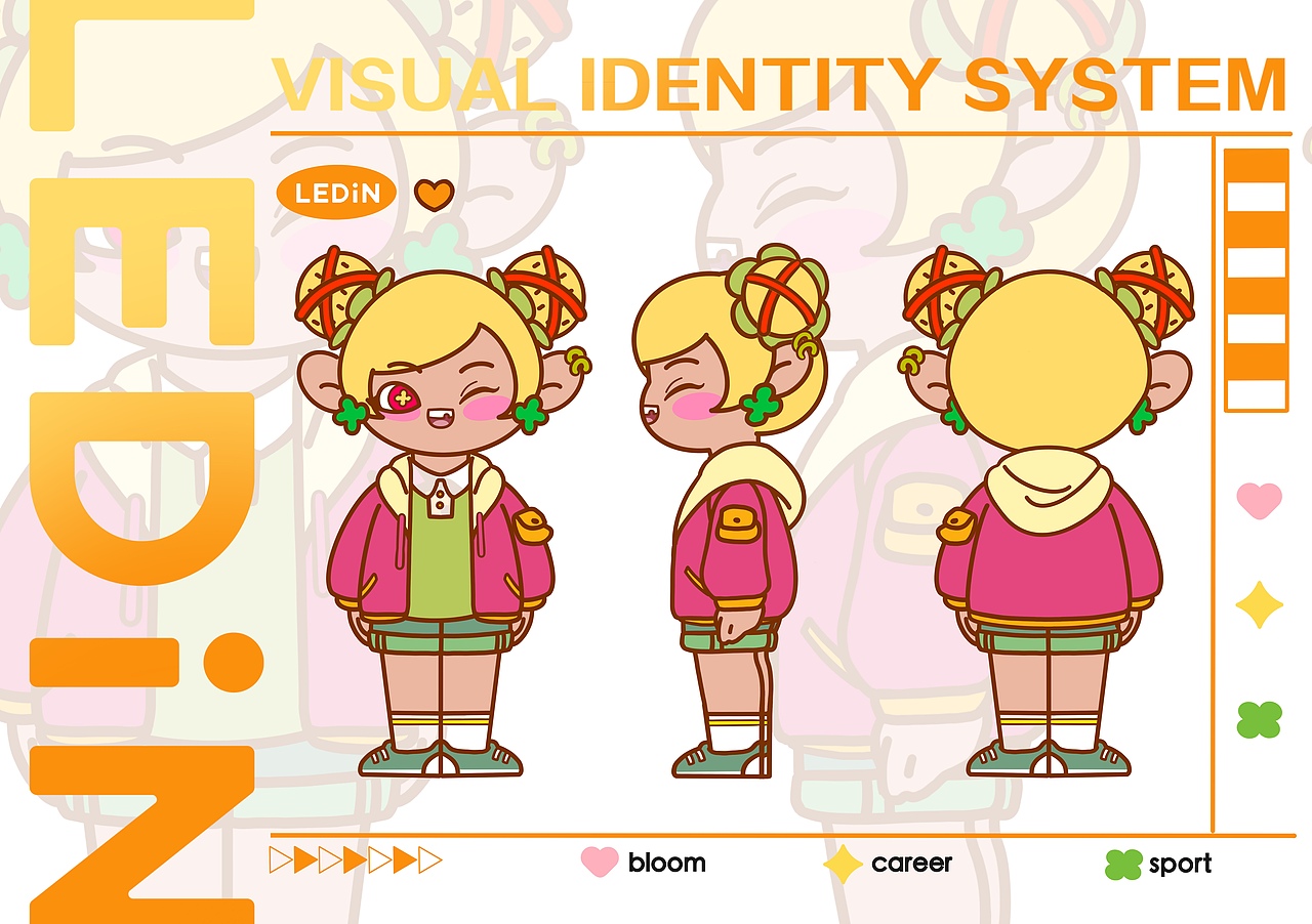 LEDIN樂町插畫大賽 IP設(shè)計（圖ZMzE3Njk0OTM2） - 商業(yè)插畫 - 站酷設(shè)計師修貓不吃魚原創(chuàng)素材 - 站酷ZCOOL
