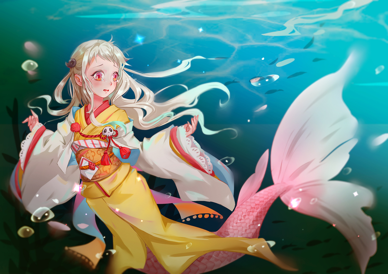 人鱼宁宁|插画|创作习作|takakong_原创作品-站酷zcool