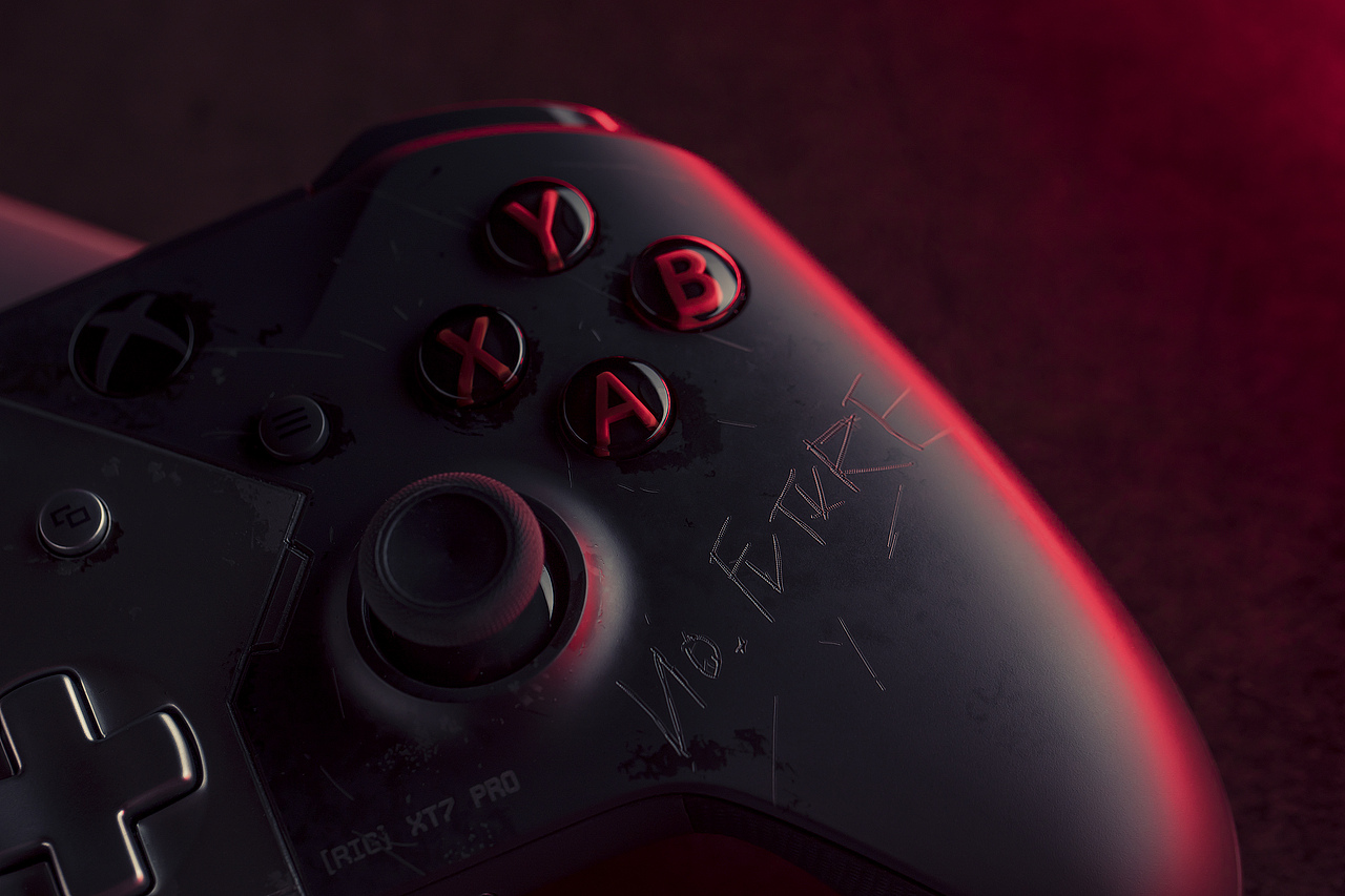 xboxones赛博朋克手柄