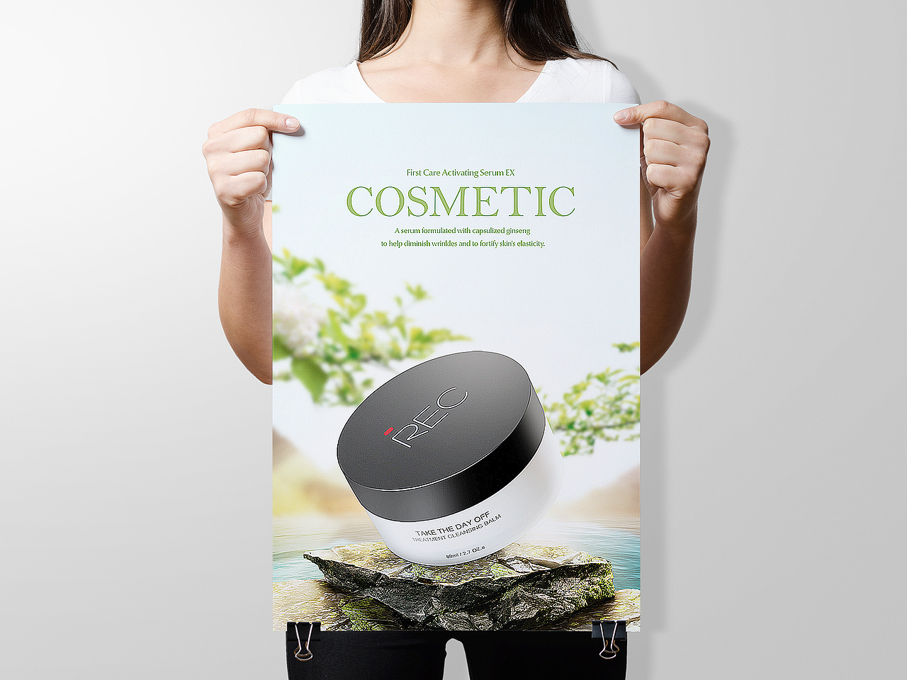 小清新化妆品海报（练习）（图ZNTU5NzM4MzY=） - 宣传物料 - 站酷设计师何以渡清欢原创素材 - 站酷ZCOOL