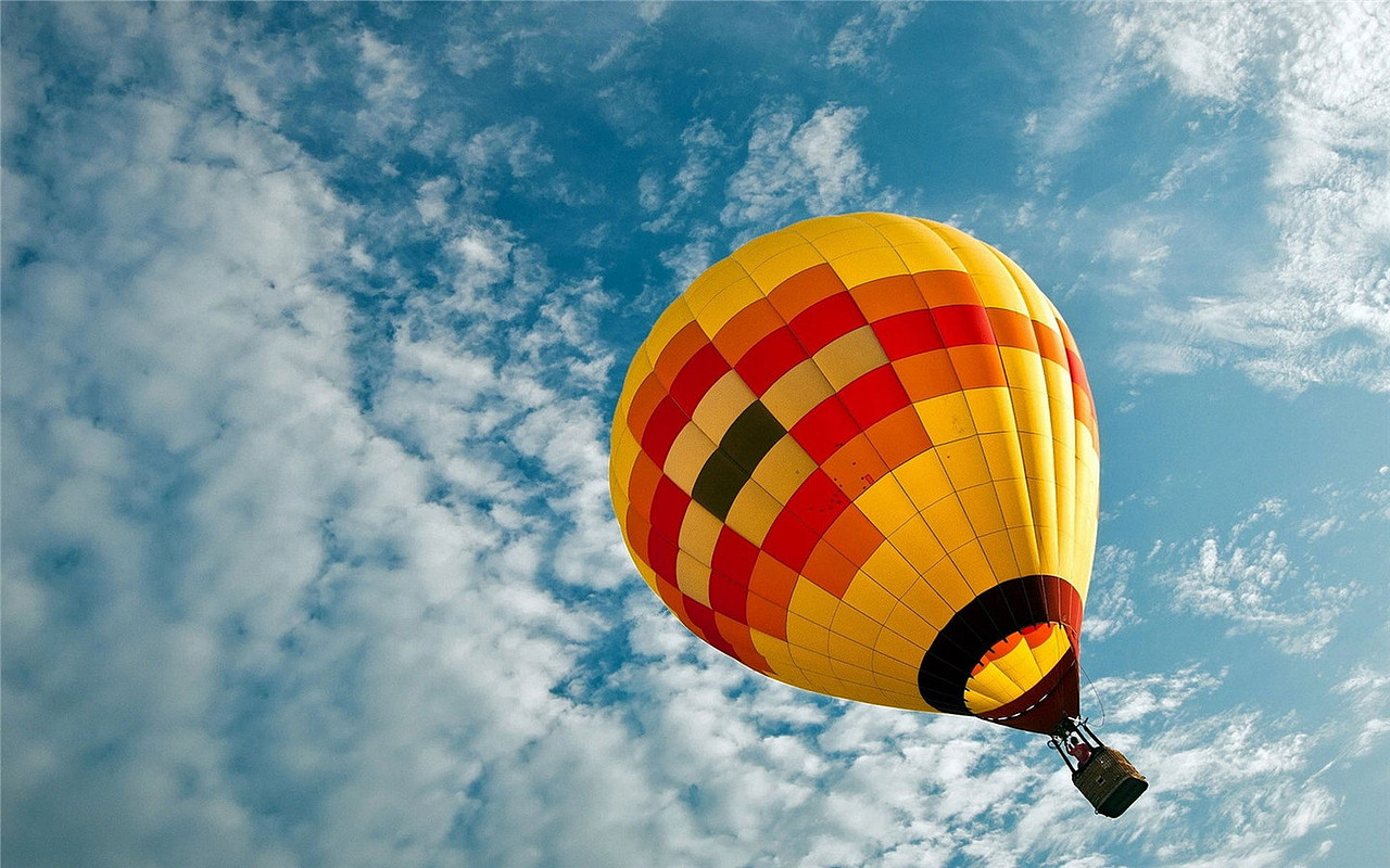 热气球背景图
