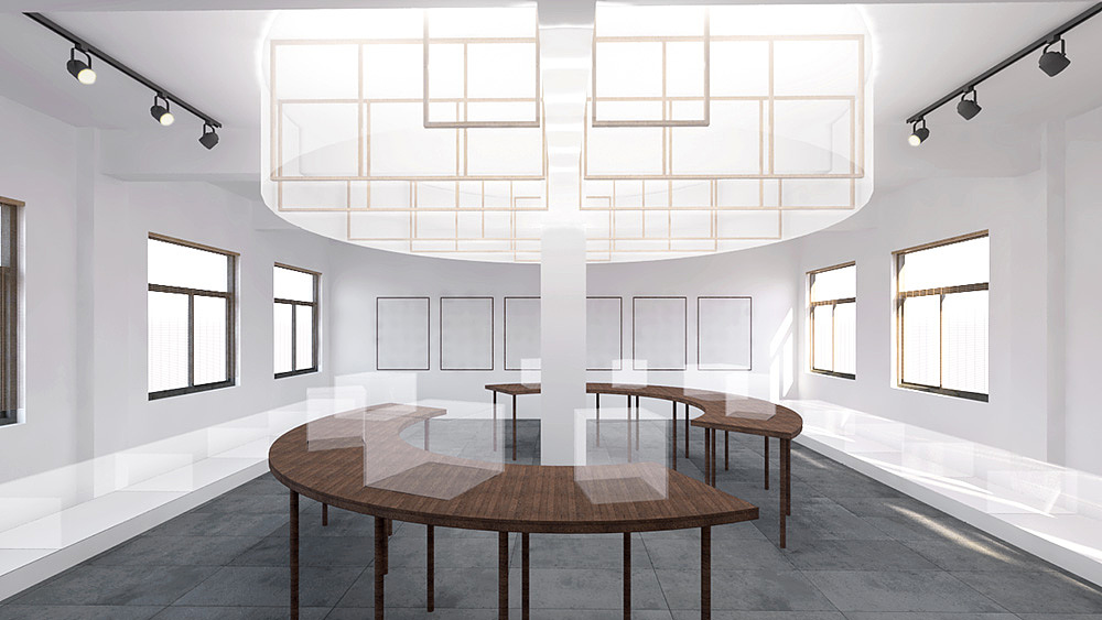 杭州富阳蔡氏纸业展厅（图ZMjQyNjIyNDg4） - 家装设计 - 站酷设计师InFieldAtelier原创素材 - 站酷ZCOOL