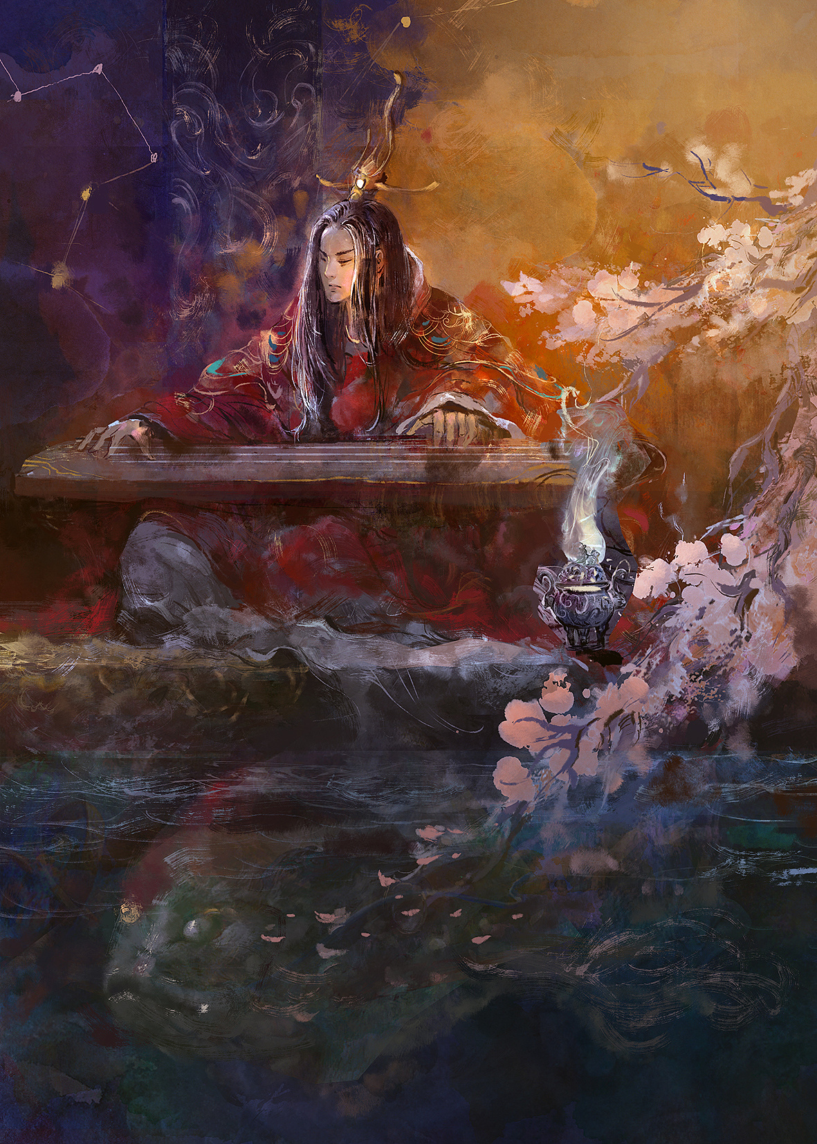 伯邑考|插画|创作习作|午夜猴子 - 原创作品 - 站酷 (zcool)