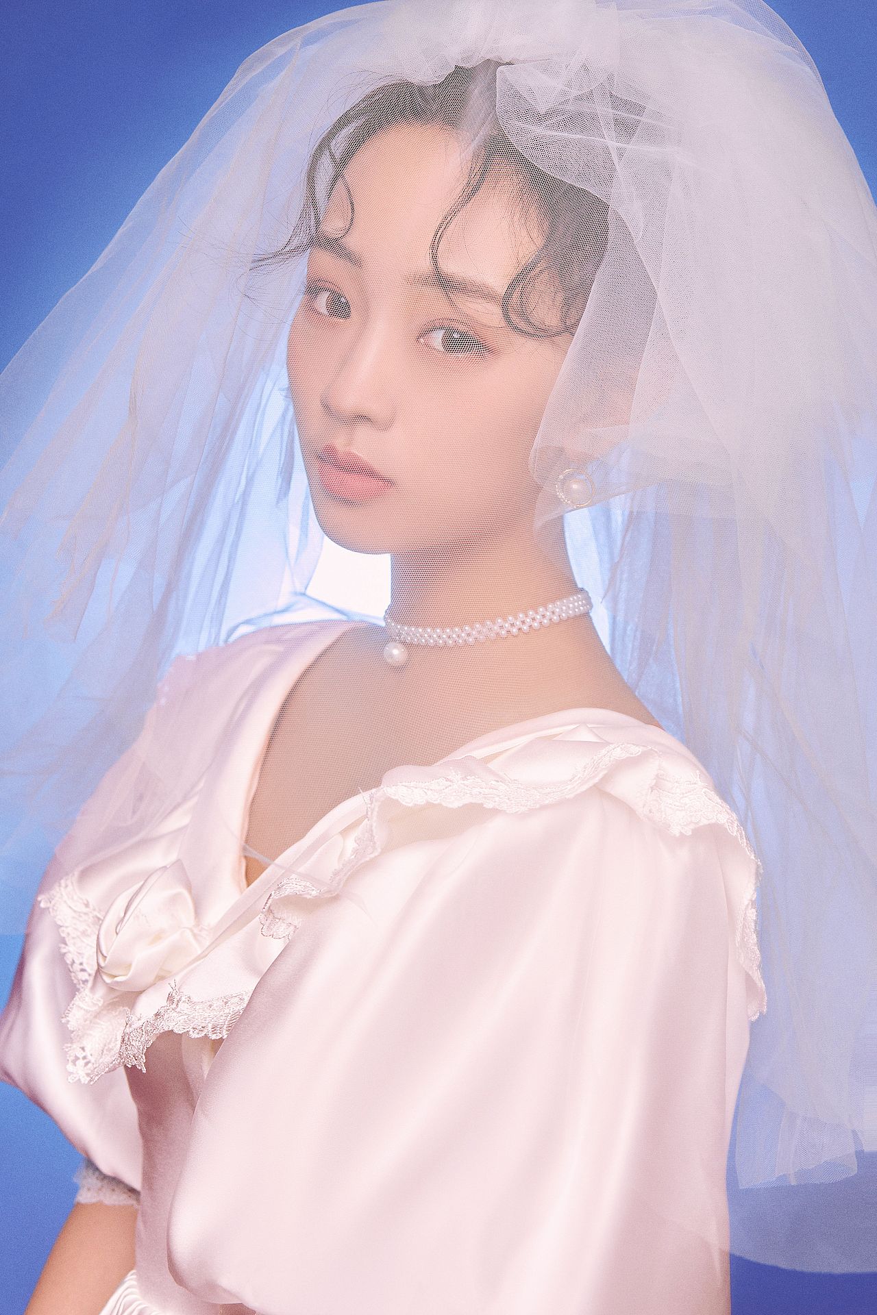 单人复古婚纱照