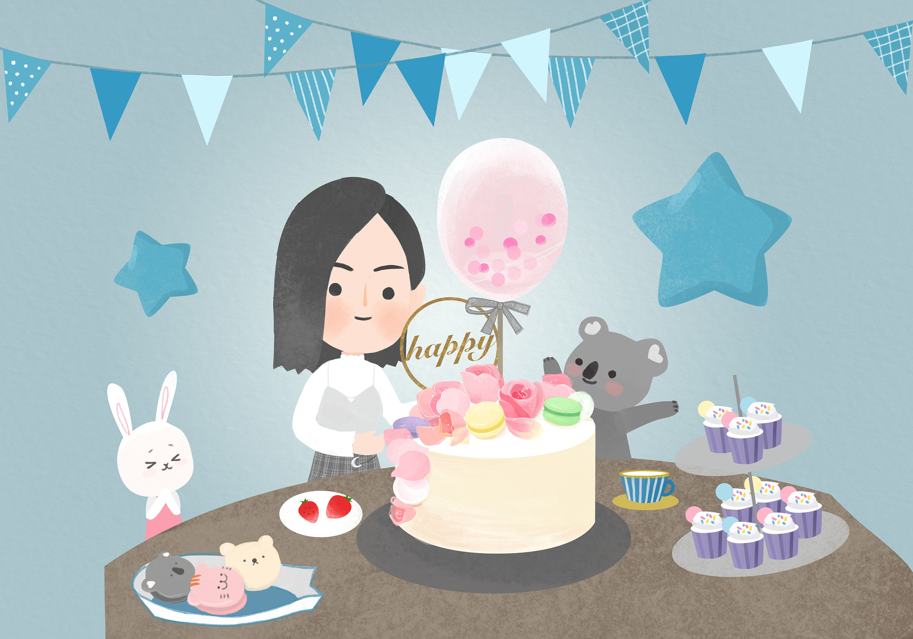 甜品蛋糕动画广告