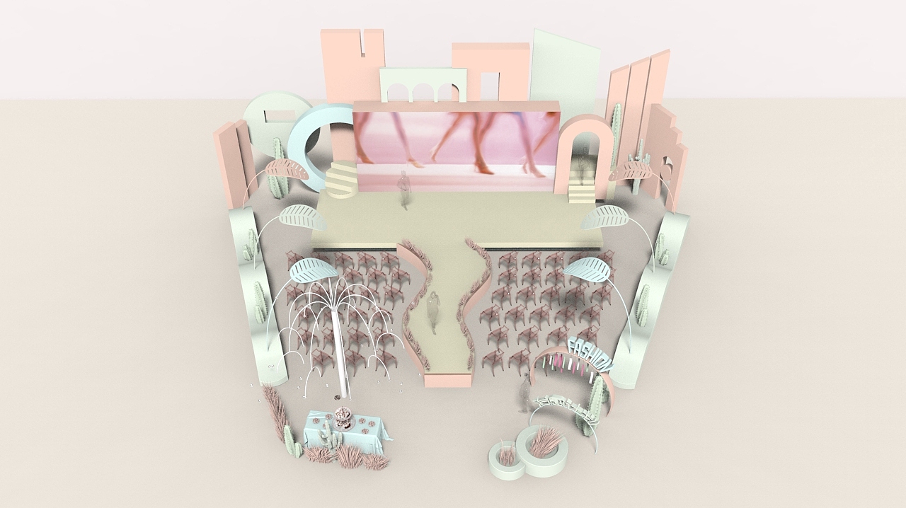 西班牙红墙La Muralla Roja舞台设计