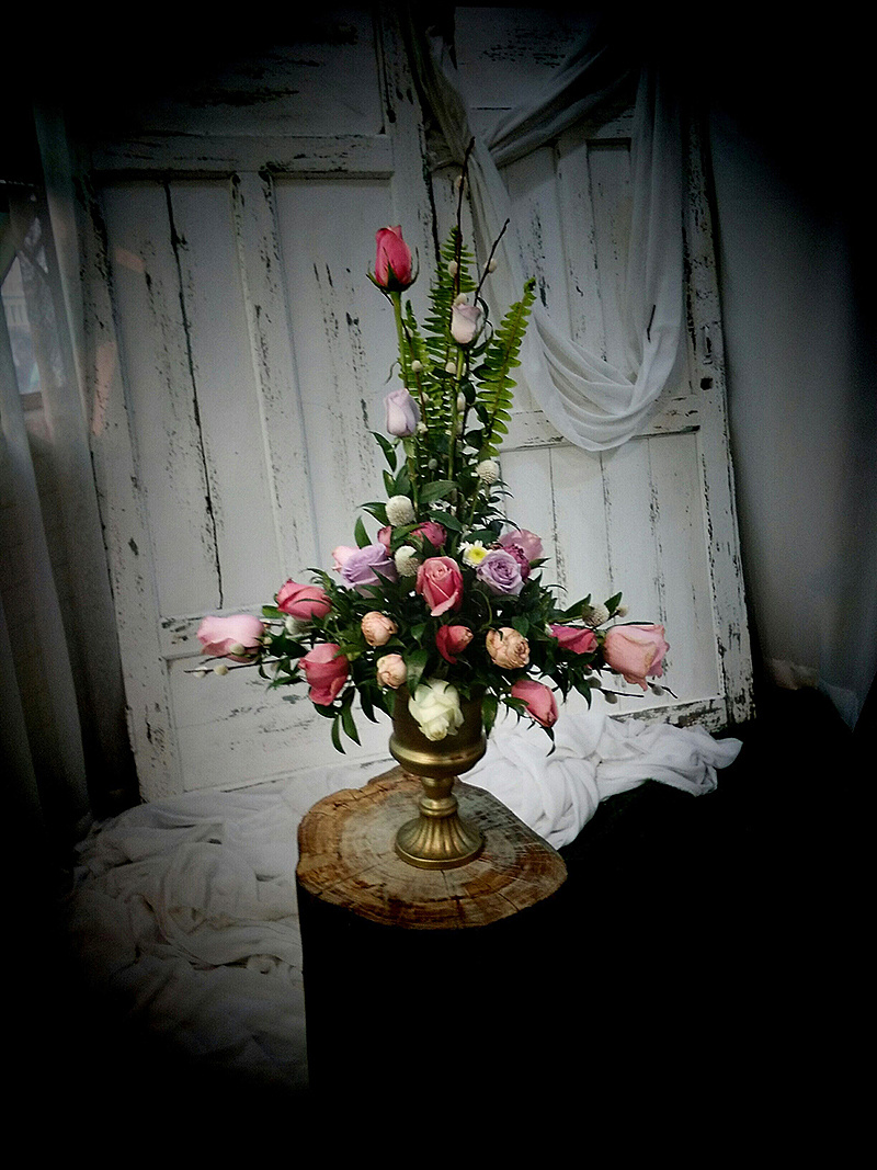 花艺篇——西式花篮/t形插花/s形插花