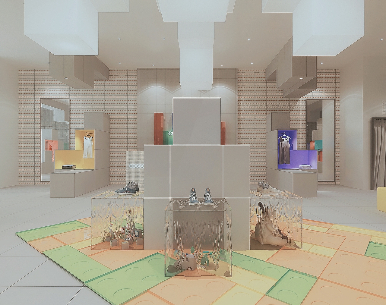 一个小小的童装店