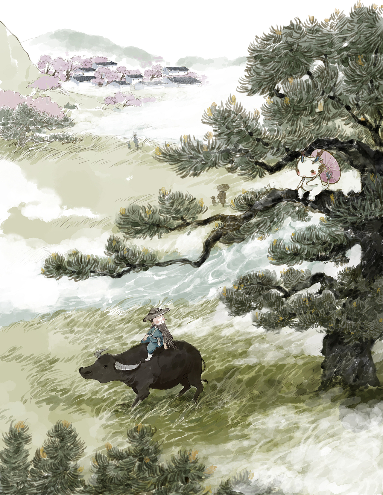 中国传统节日插画