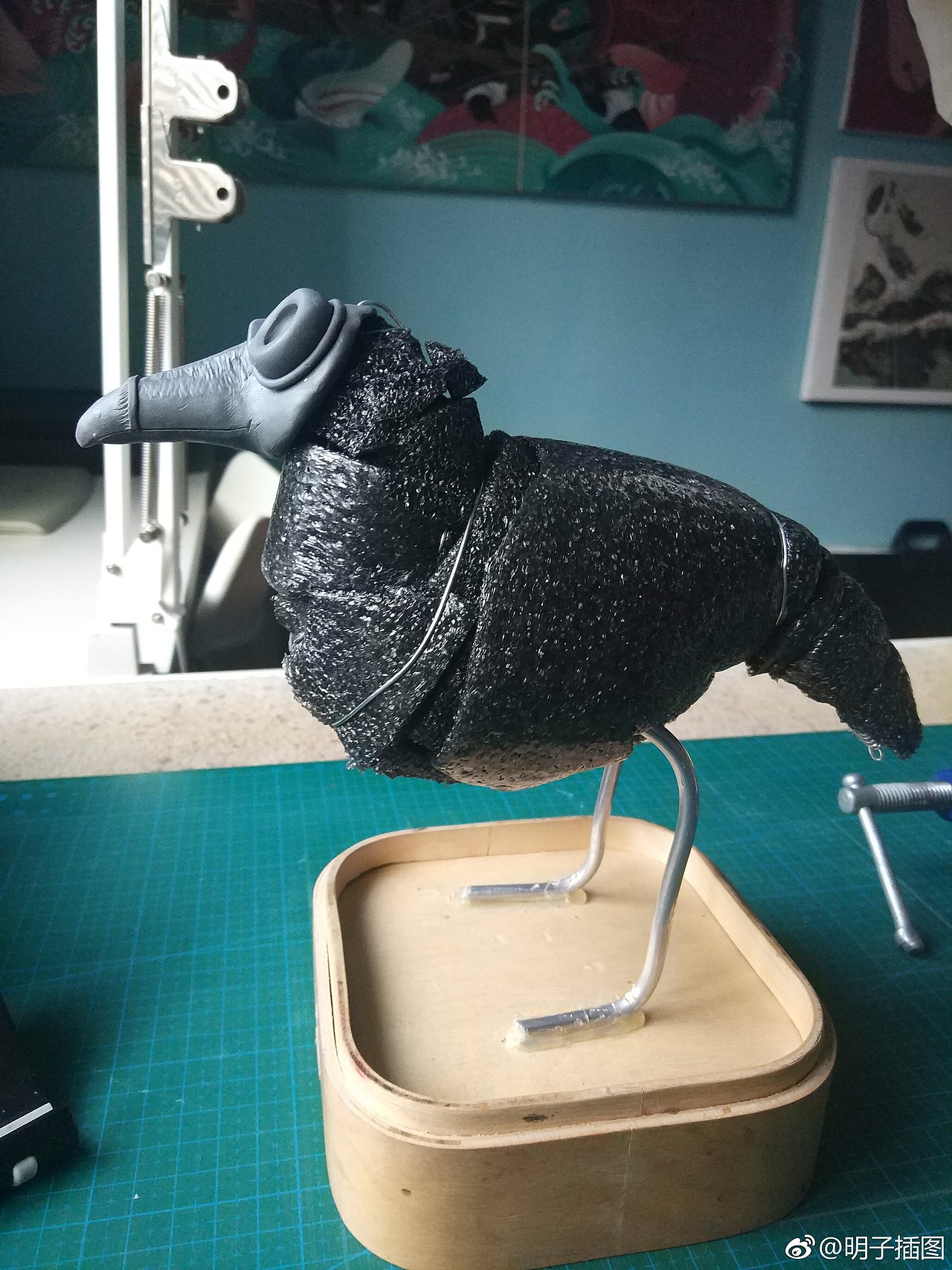 《独角仙黑鸦图》明子