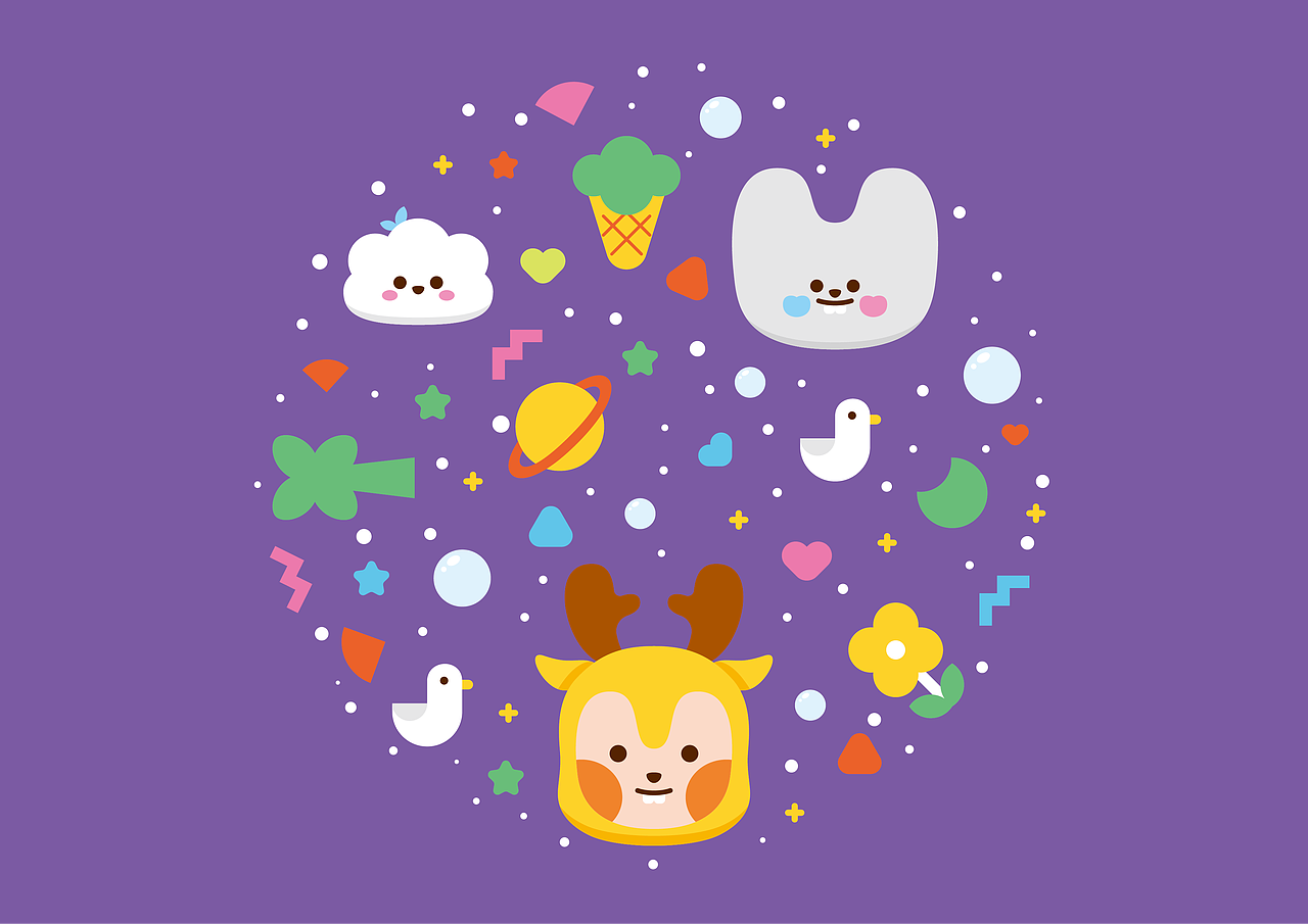 原创IP形象设计|鹿小派 pie