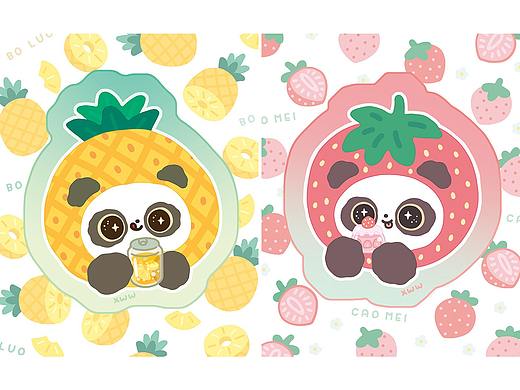 【熊猫软团子】冰冰爽爽的水果夏天