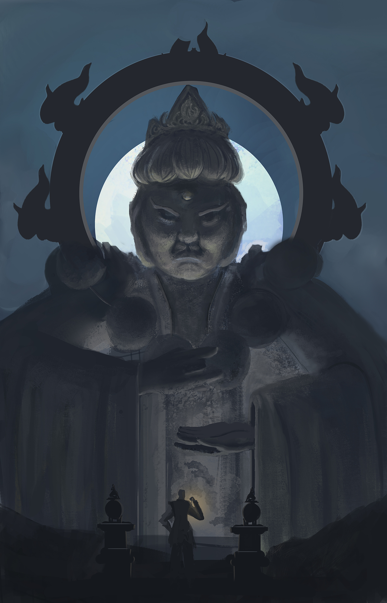 邪佛（图ZMjE1NjMzNTAw） - 概念设定 - 站酷设计师墨海徽原创素材 - 站酷ZCOOL
