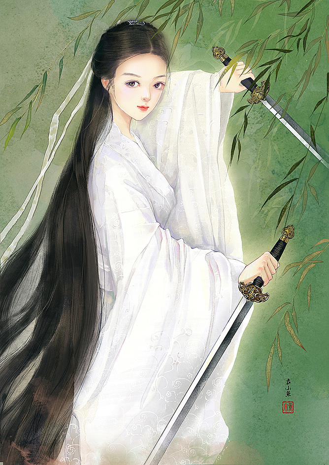 小龍女（圖ZMjc3NzA5ODA4） - 商業(yè)插畫 - 站酷設(shè)計師一袁小魚一原創(chuàng)素材 - 站酷ZCOOL