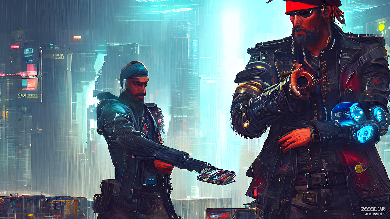 #AI创作实验室#科技，海盗（图ZMzIwOTE0MzIw） - AI作品 - 站酷设计师杨杨yann原创素材 - 站酷ZCOOL