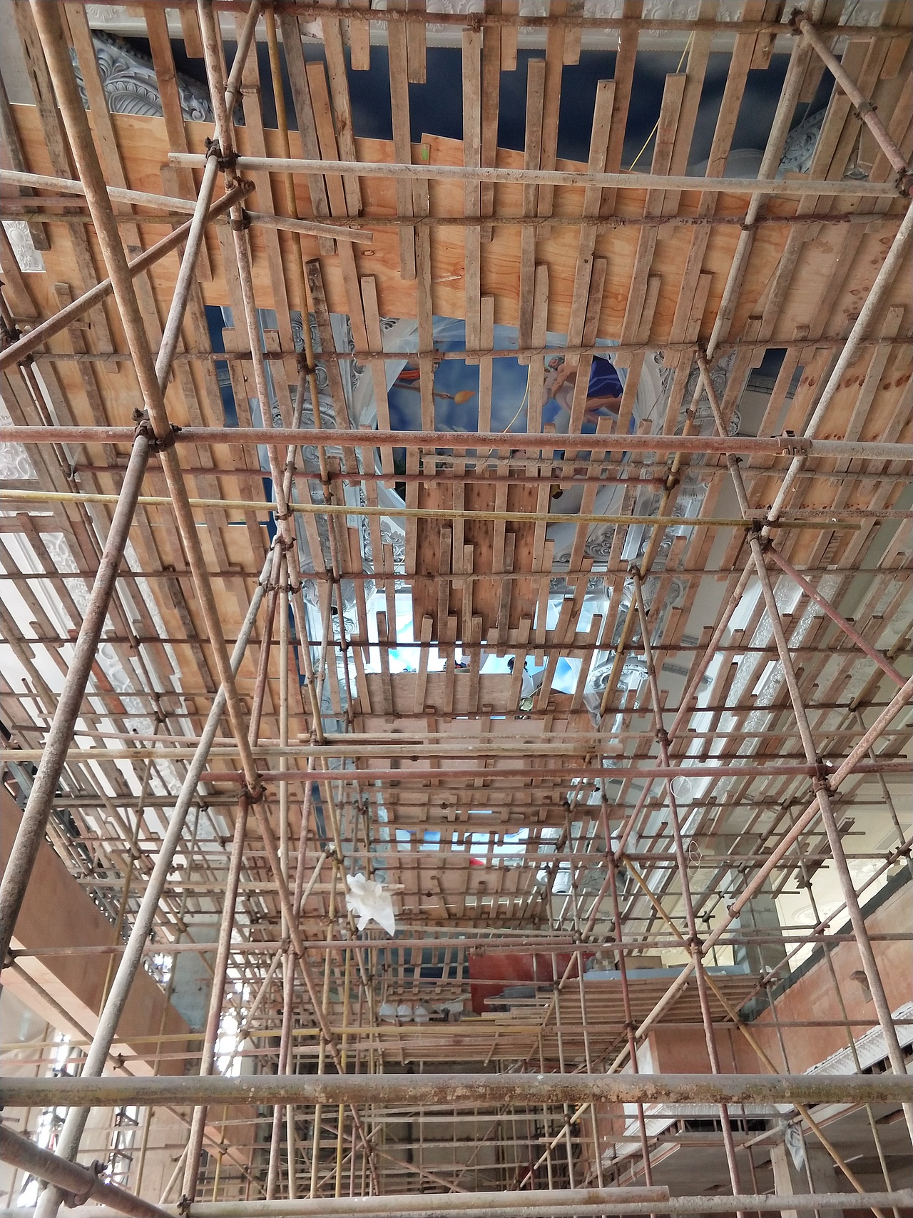 云南壁画穹顶壁画天顶墙绘手绘墙欧式油画