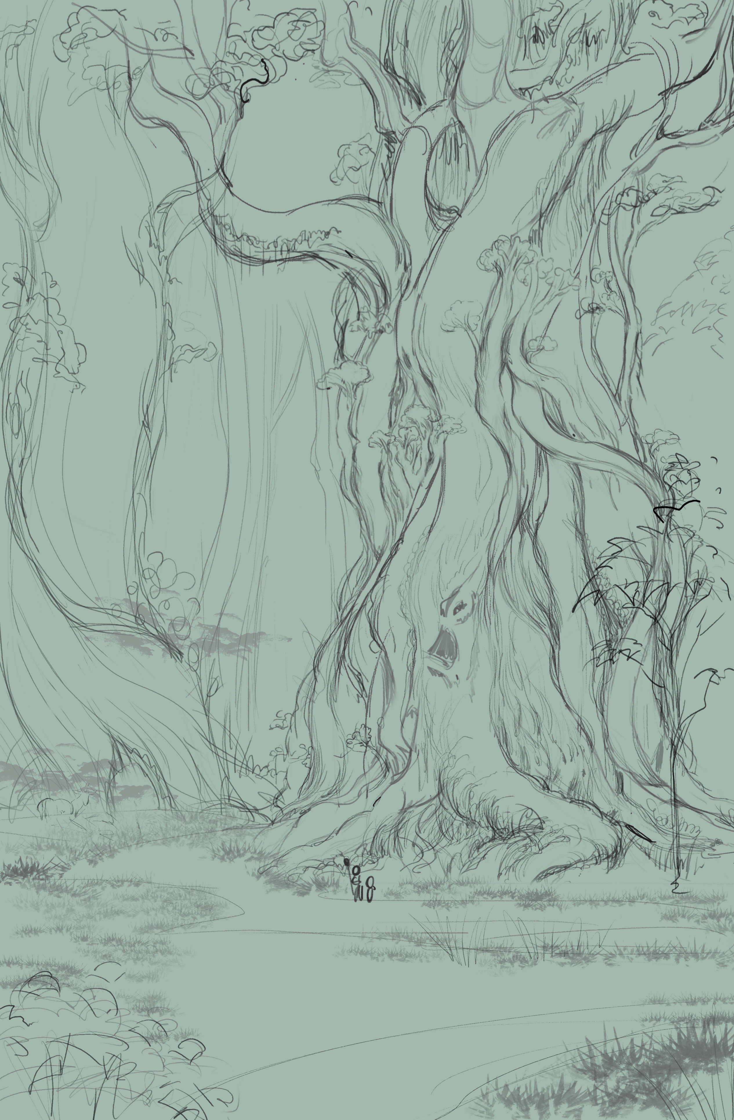 秘密森林|插画|创作习作|荔枝是只猫 - 原创作品 - 站酷 (zcool)