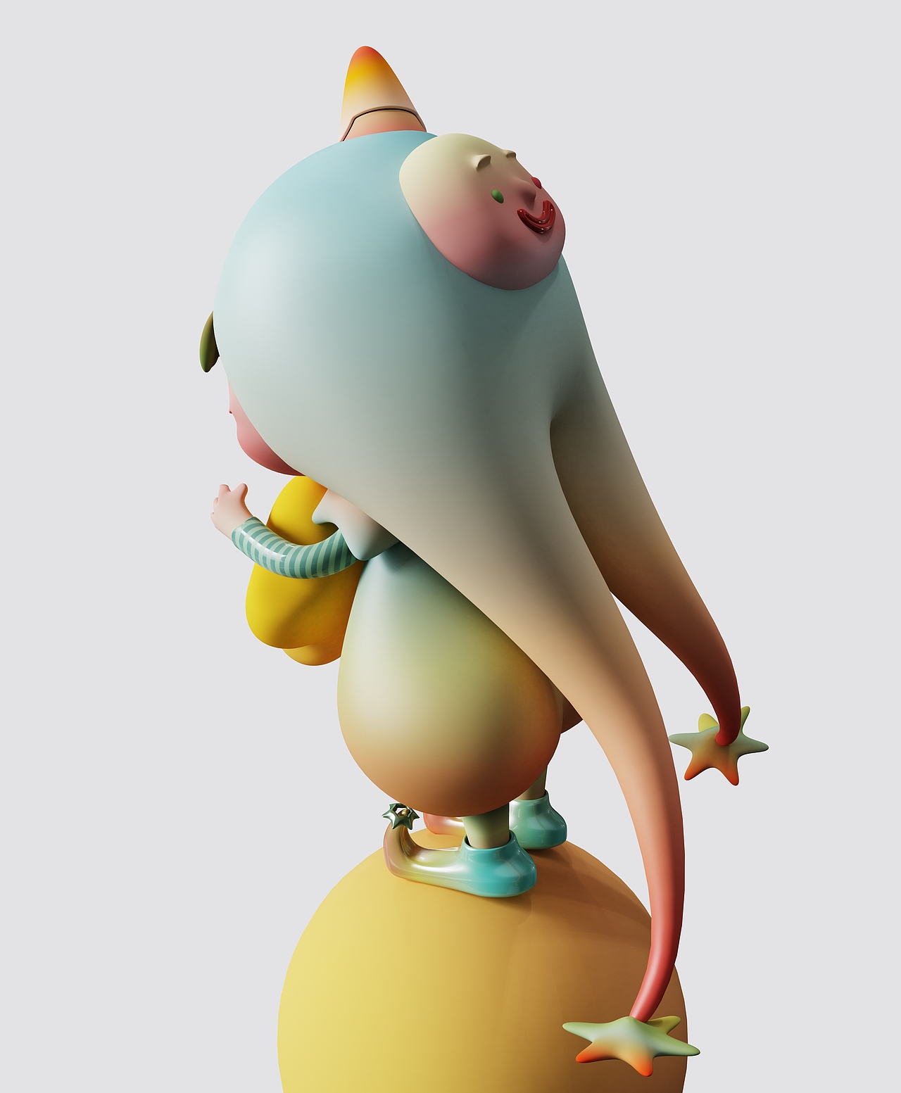 rhino/keyshot建模渲染习作24—玩偶合集