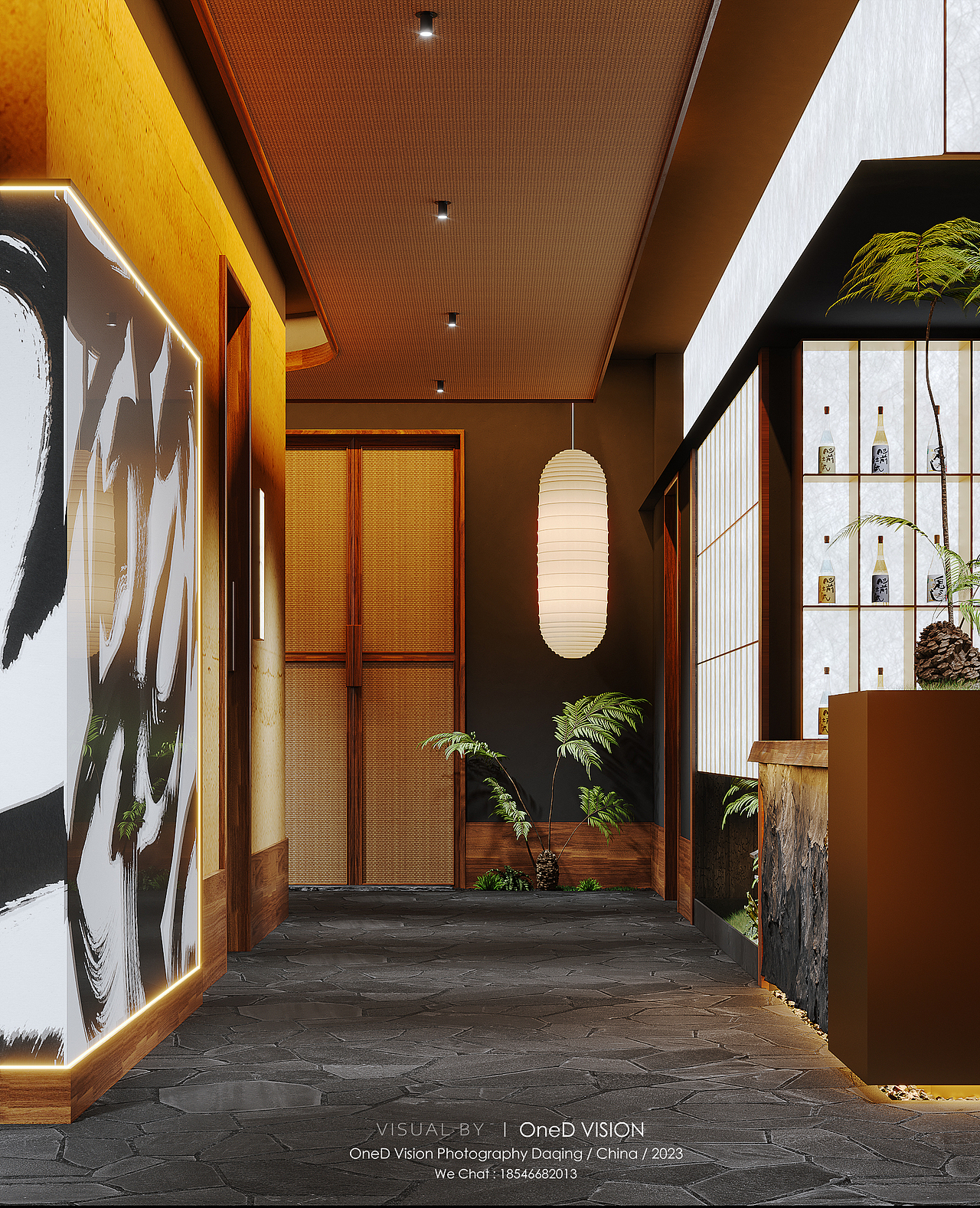 大庆蚝探长日式餐饮（图ZMzI3MzI2NjAw） - 酒店餐饮设计 - 站酷设计师CGI_OneD原创素材 - 站酷ZCOOL