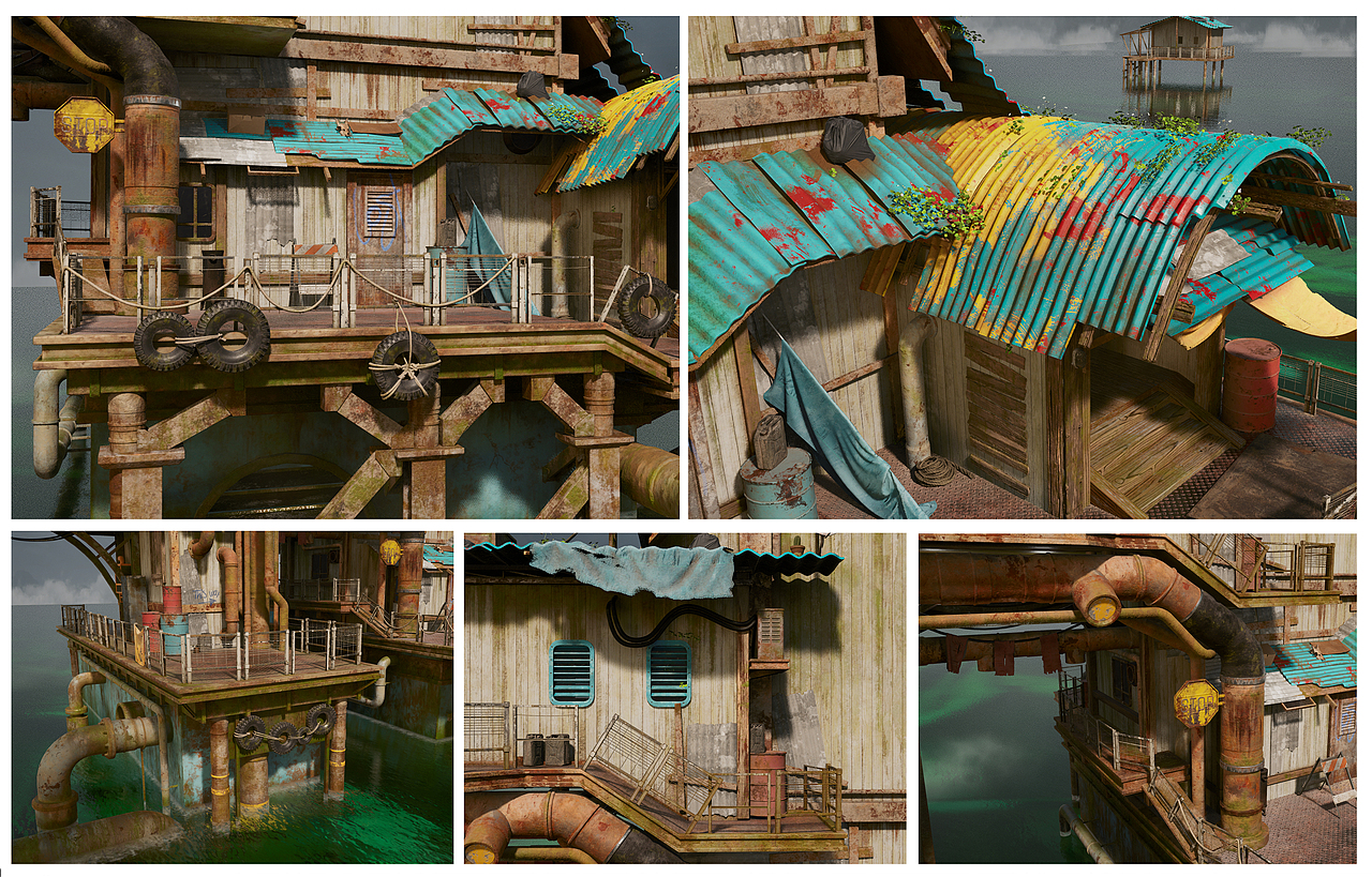 UE5场景《南屿检查站》