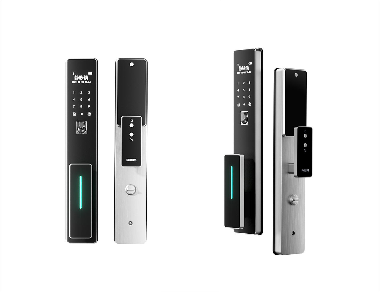 《PHILIPS》智能锁产品渲染（图ZMzYwNTM0MTc2） - 产品 - 站酷设计师阿洋芋原创素材 - 站酷ZCOOL