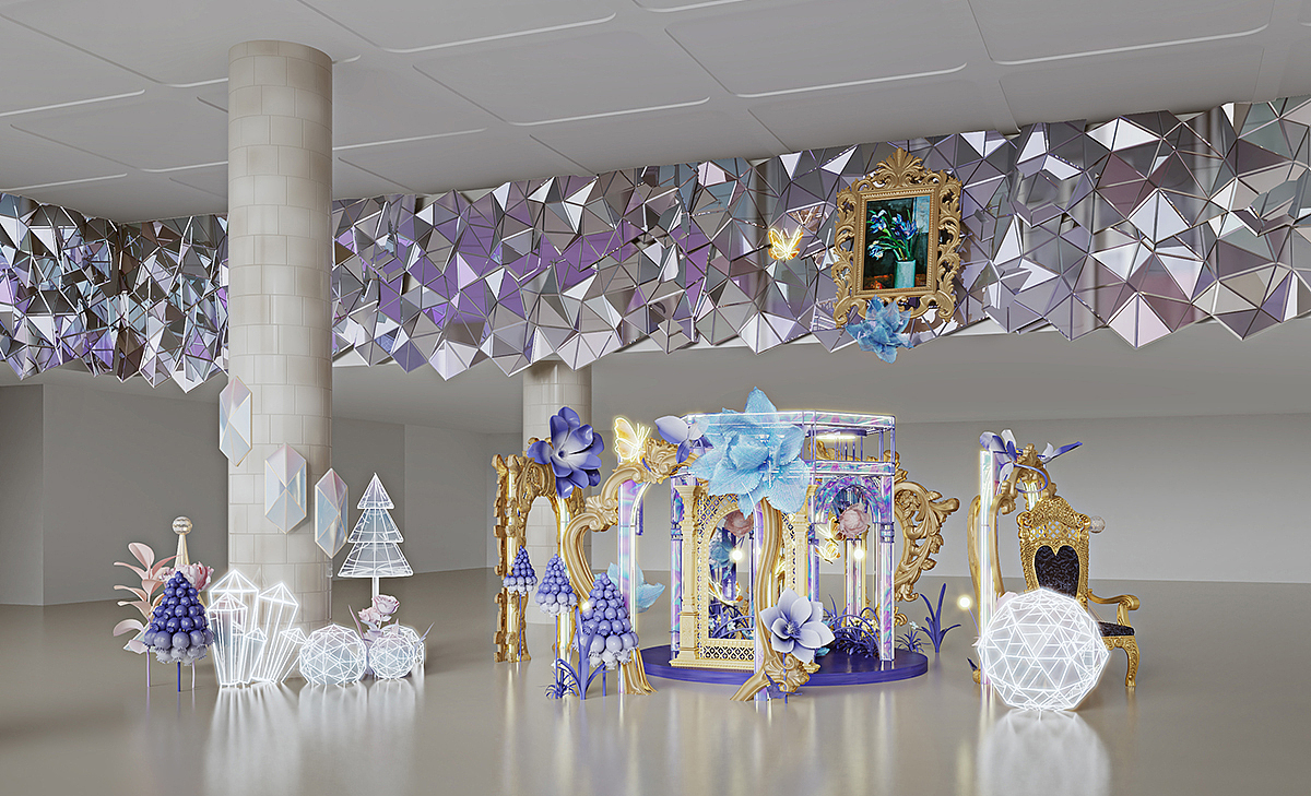 商场陈设设计效果图表现（图ZMzU2ODY4NjEy） - 商业空间设计 - 站酷设计师BOX空间原创素材 - 站酷ZCOOL