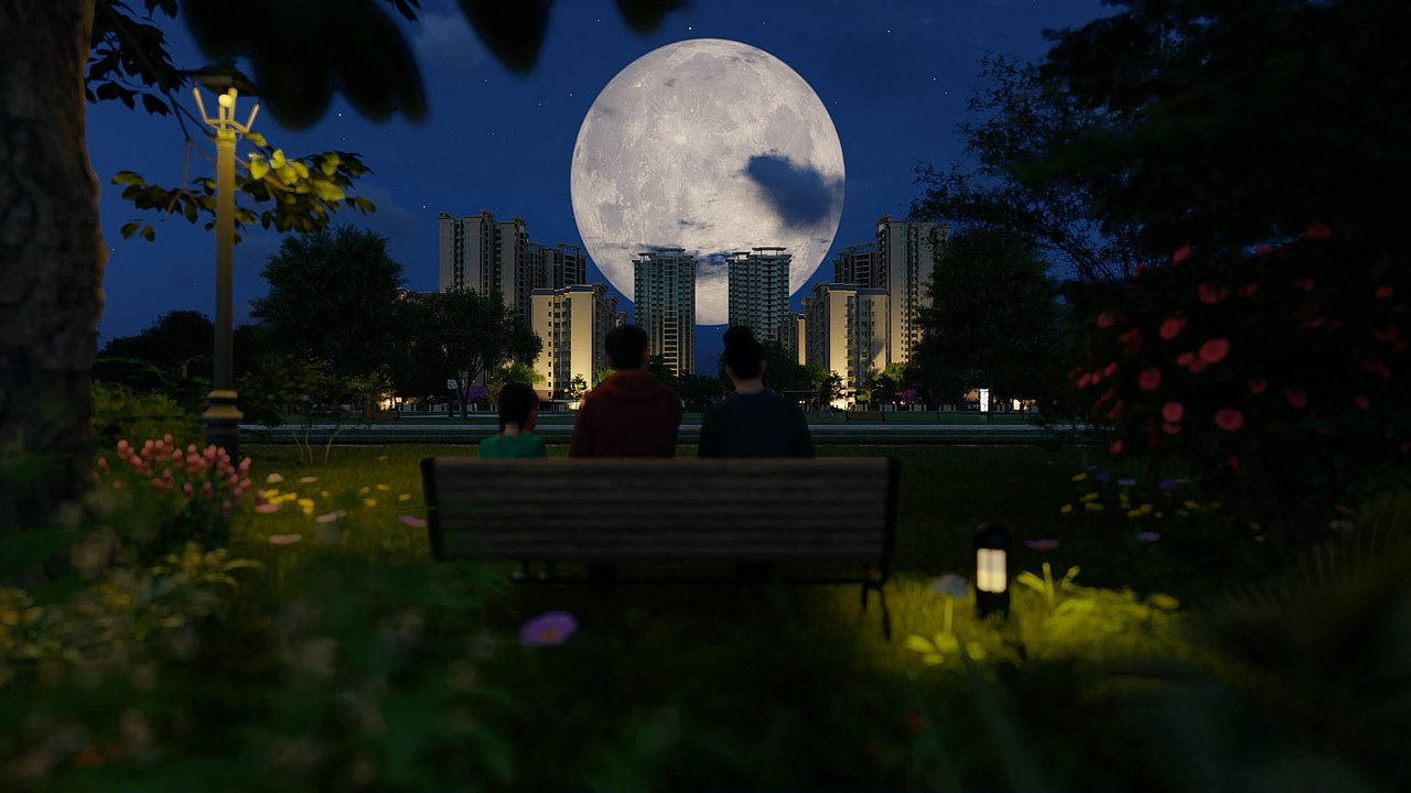 房地产三维动画-锦城公园