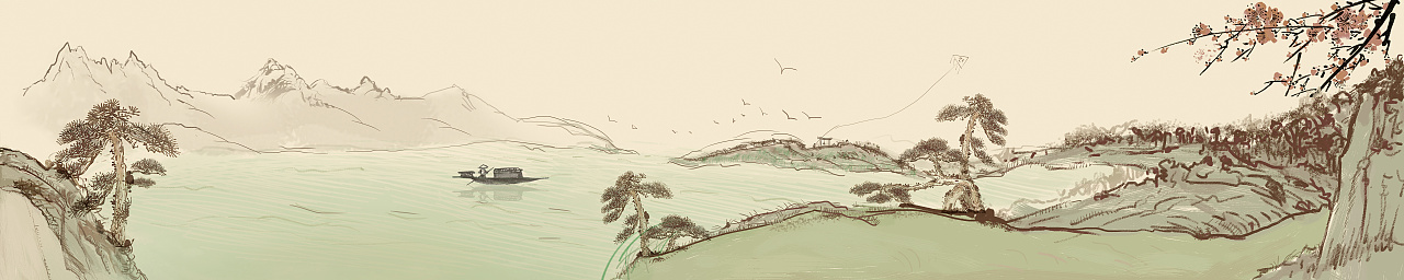 ps,手绘,墙绘,壁画,中国风,古风