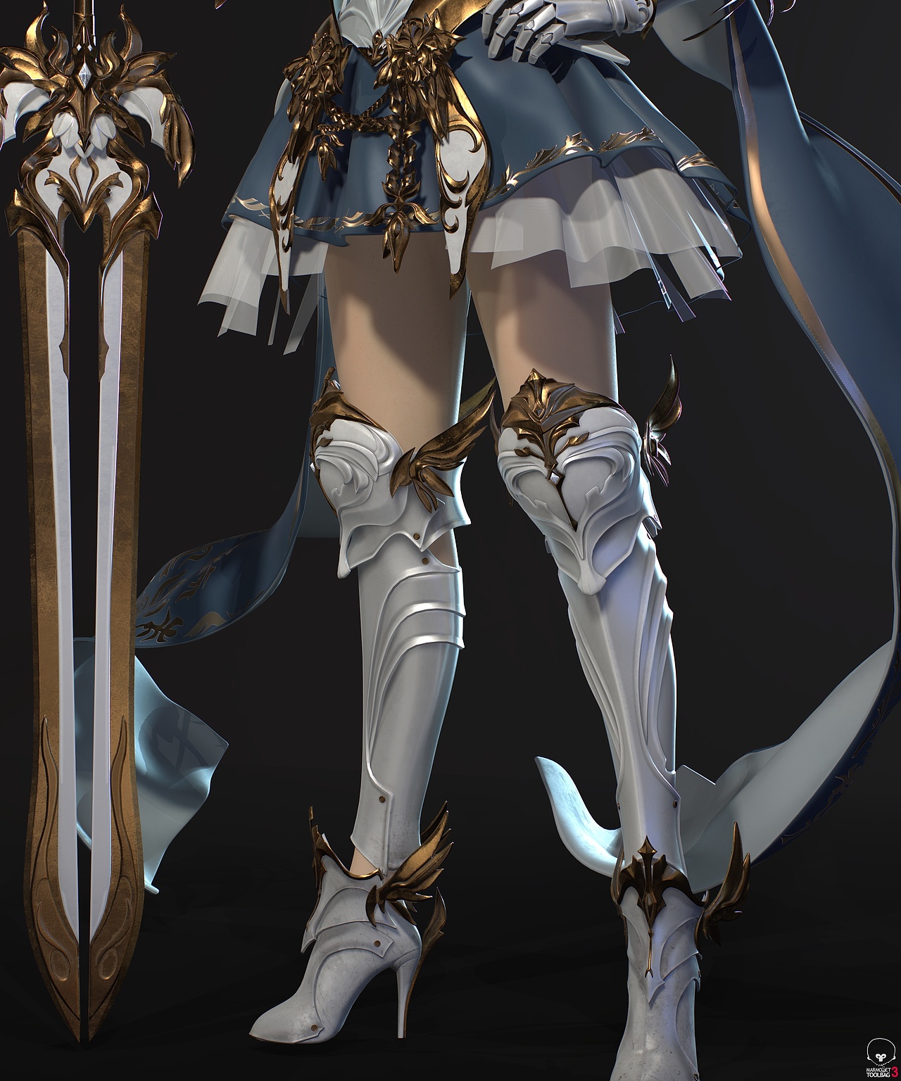 中世纪女战士——个人作品