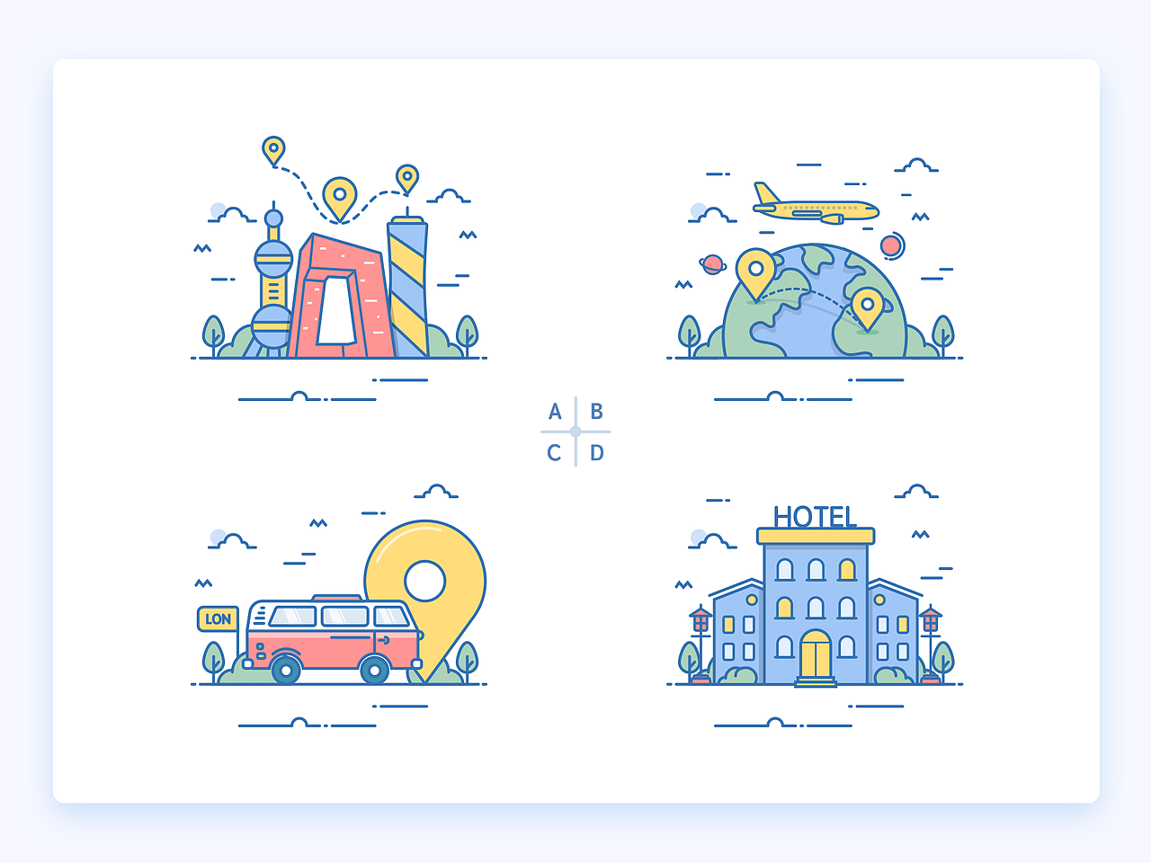 Outline风格引导页设计（图ZNTMxODQwODg=） - APP界面 - 站酷设计师King_Chen原创素材 - 站酷ZCOOL