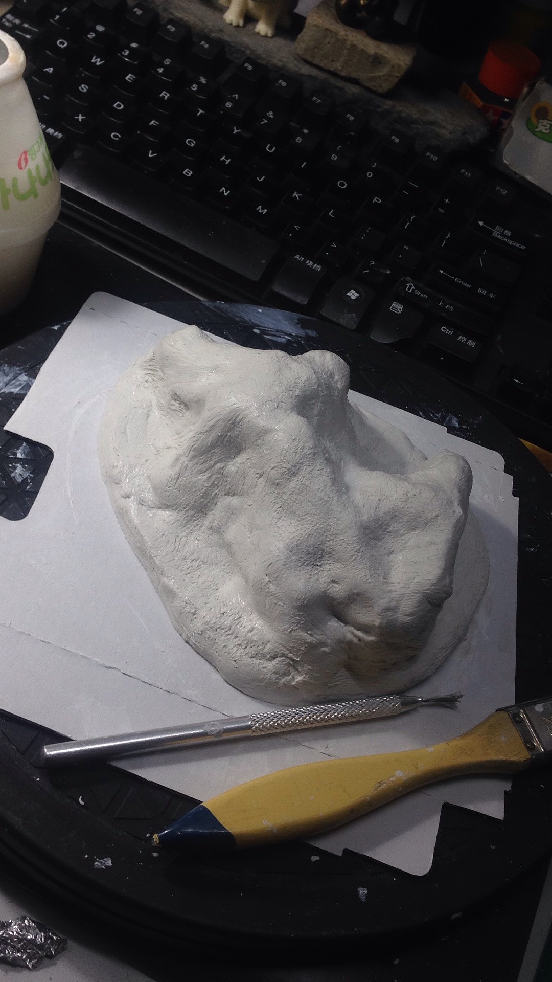 [柳叶刀工作室]腔棘鱼雕塑过程（图ZNzg2OTUxOTY=） - 手办/模玩 - 站酷设计师柳叶刀六爷原创素材 - 站酷ZCOOL