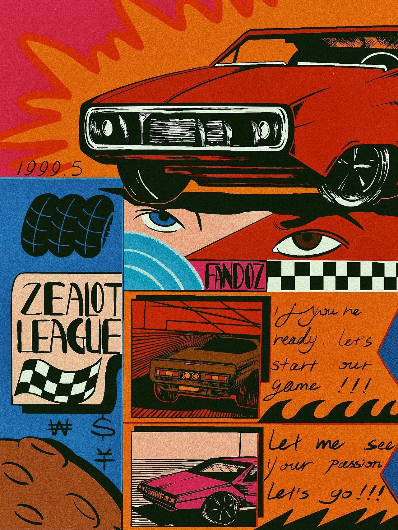 回到1999（图ZMjY4Nzc3OTg4） - 艺术插画 - 站酷设计师FANDOZ原创素材 - 站酷ZCOOL