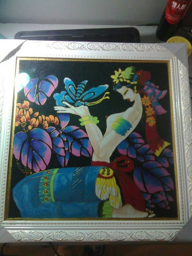 金丝沙画