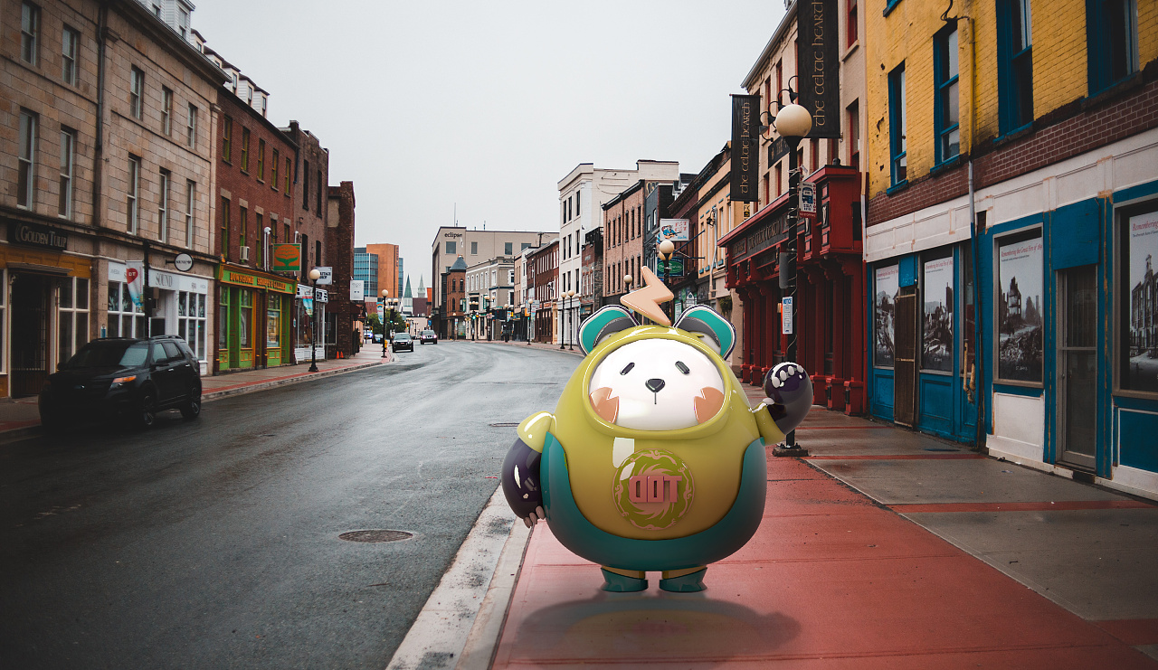 c4d建模 成都tod的熊猫ip形象设计|平面|ip形象|熊果art - 原创作品