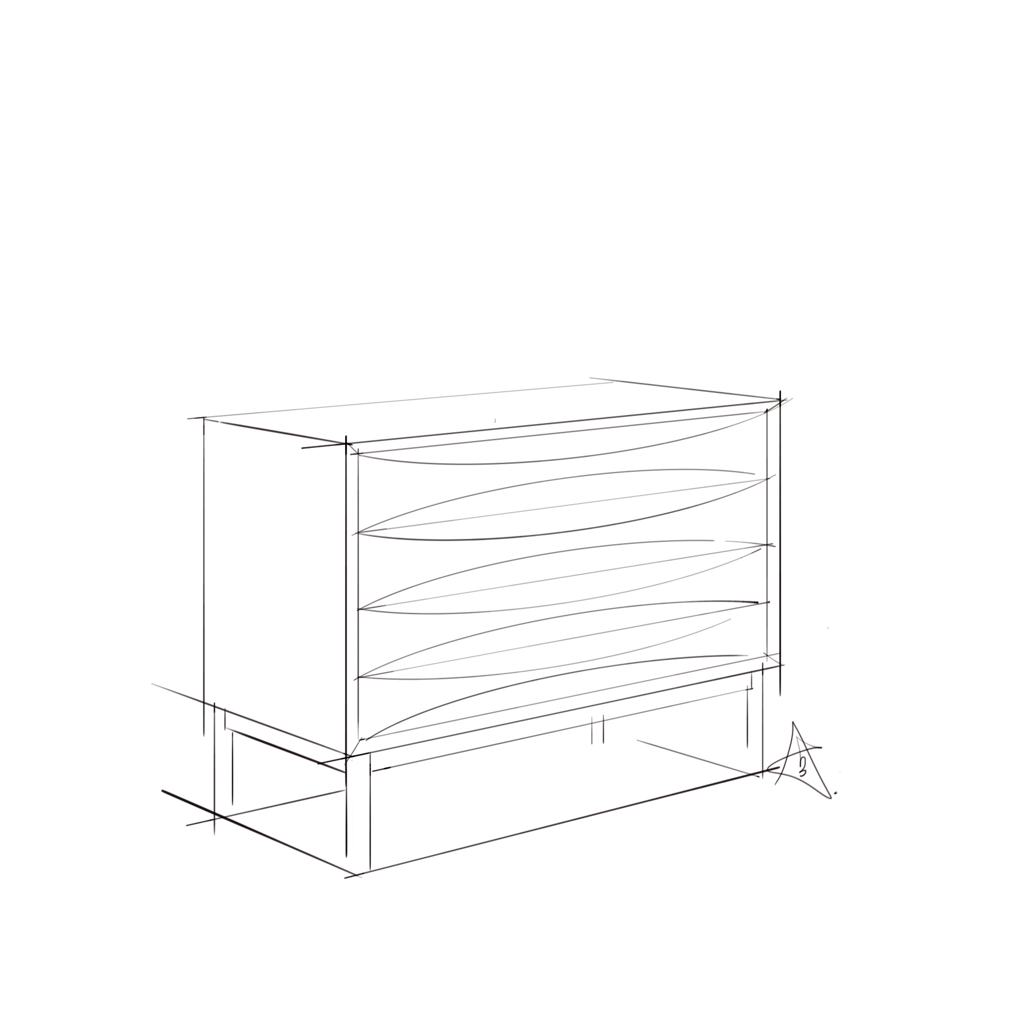 单体线稿(手绘)