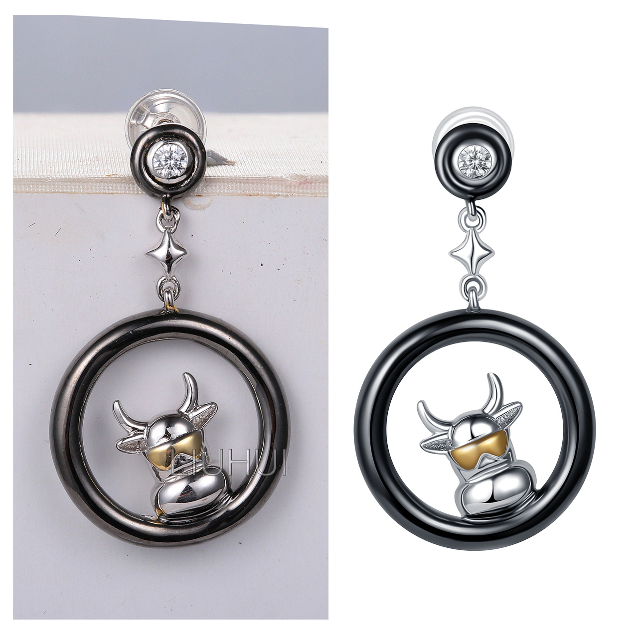 珠宝饰品产品白底摄影修图