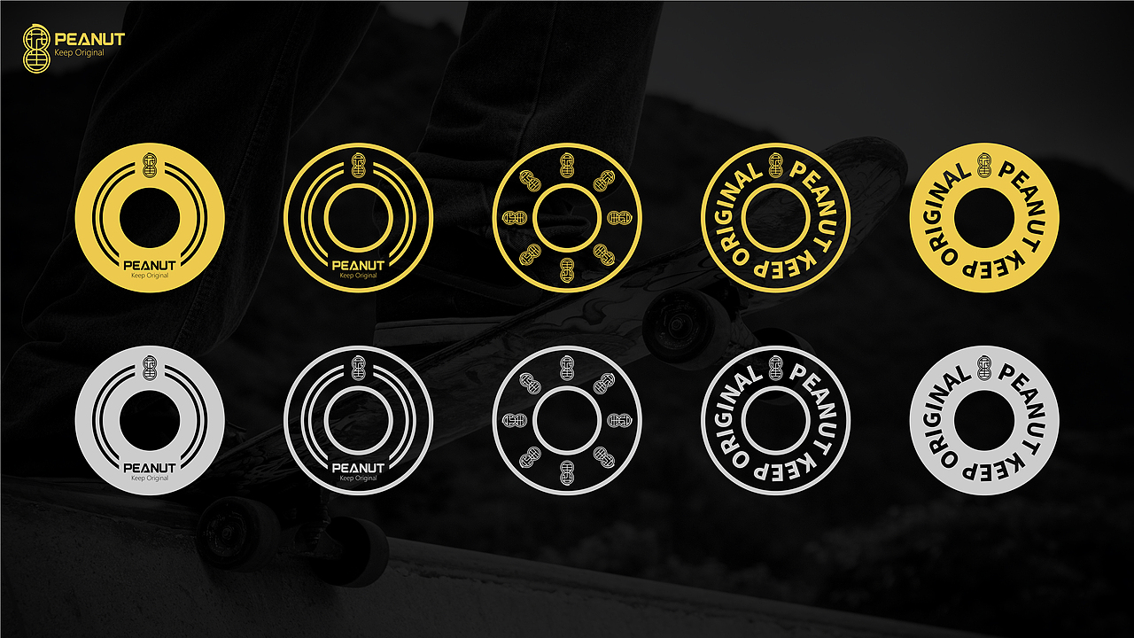 花生滑板俱乐部品牌形象设计 / 智渊设计工作室（图ZMjk0Mzk4MjI4） - 品牌 - 站酷设计师智渊品牌设计原创素材 - 站酷ZCOOL