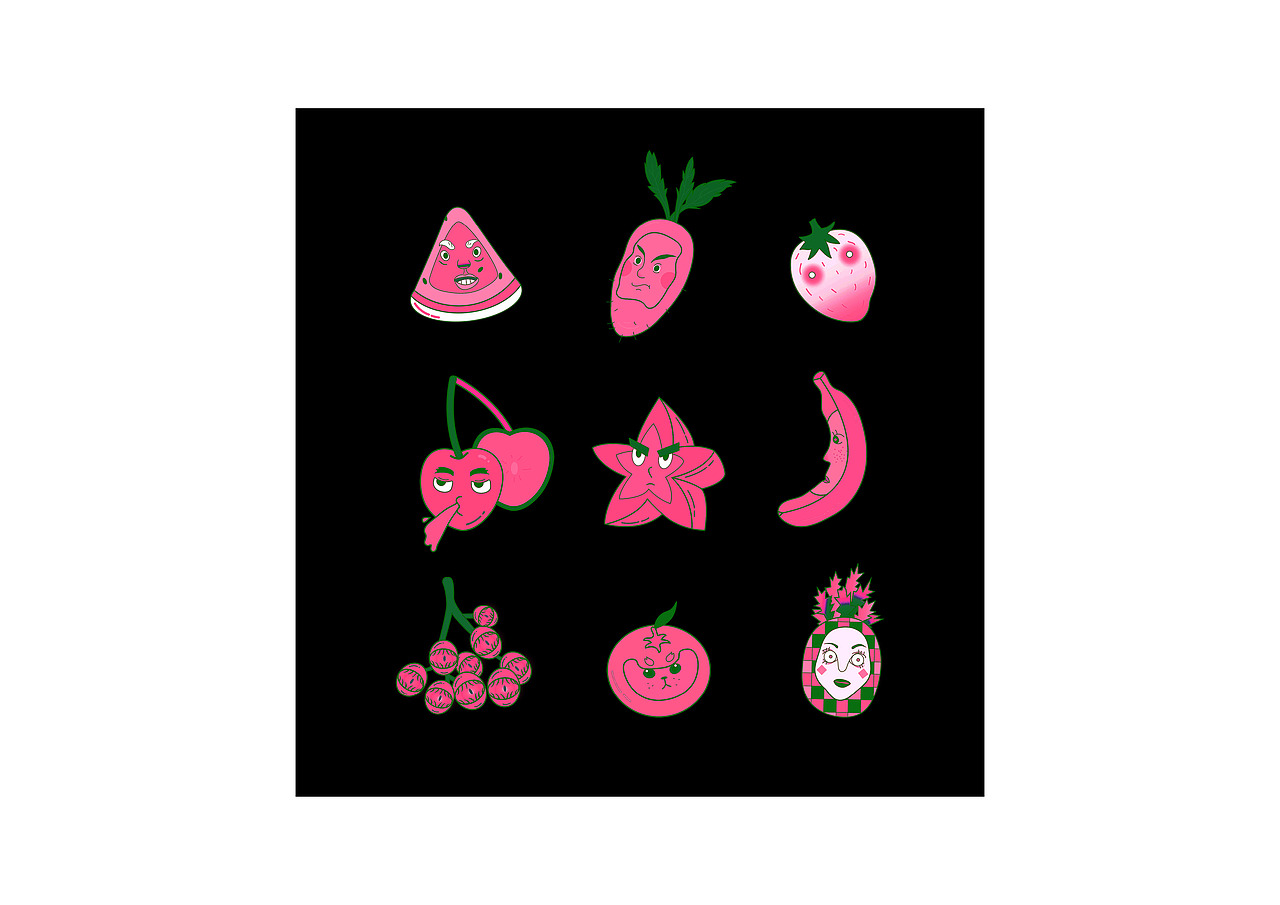 《Sisters party》（图ZNjkzODE4MjA=） - 图案 - 站酷设计师一包黑化肥原创素材 - 站酷ZCOOL