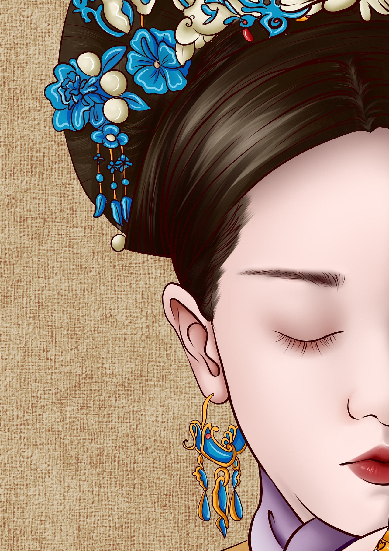 如懿传 如懿|插画|商业插画|沁沁_c_原创作品-站酷zcool