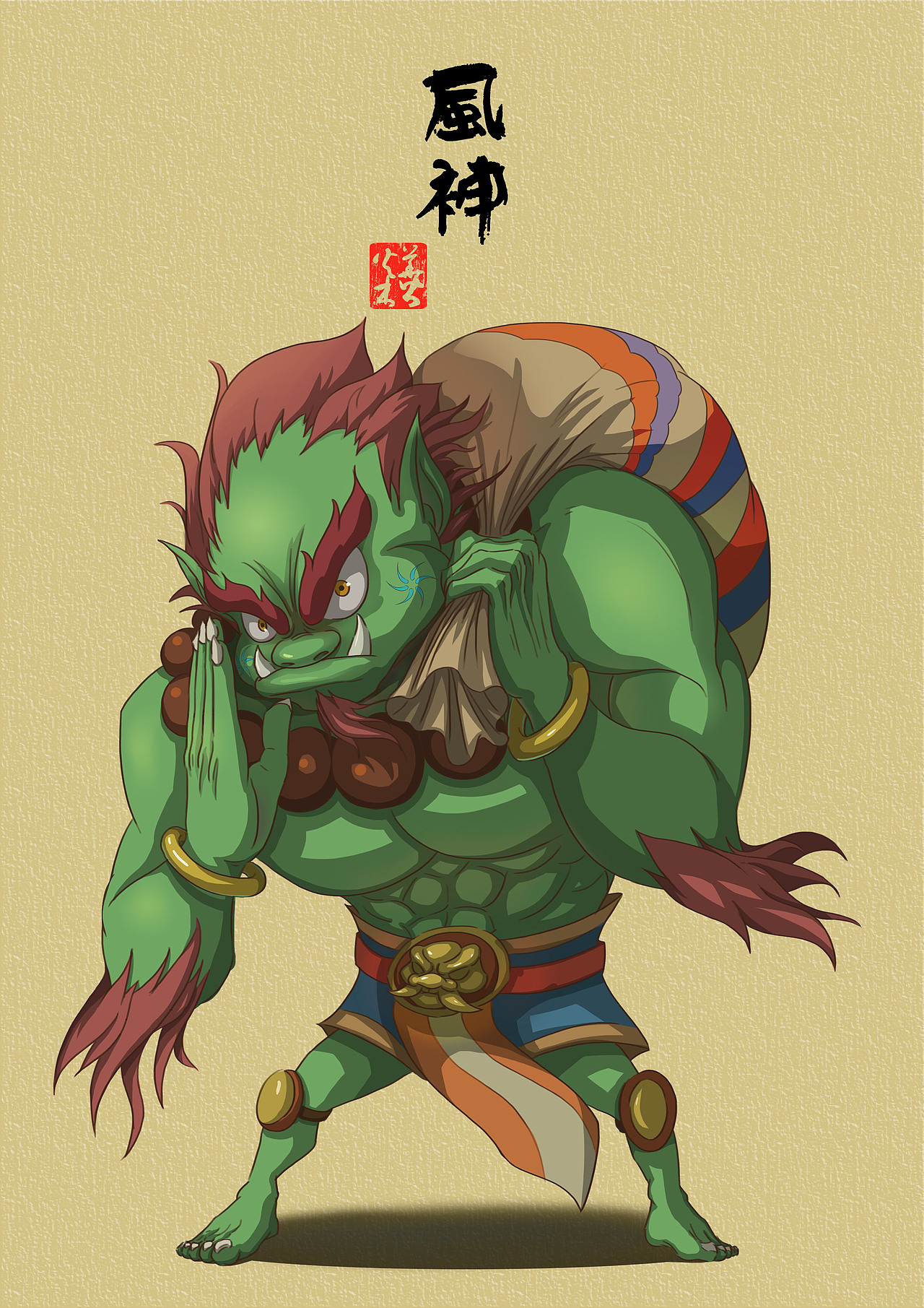 风神 雷神(这两天找工作期间的创作)