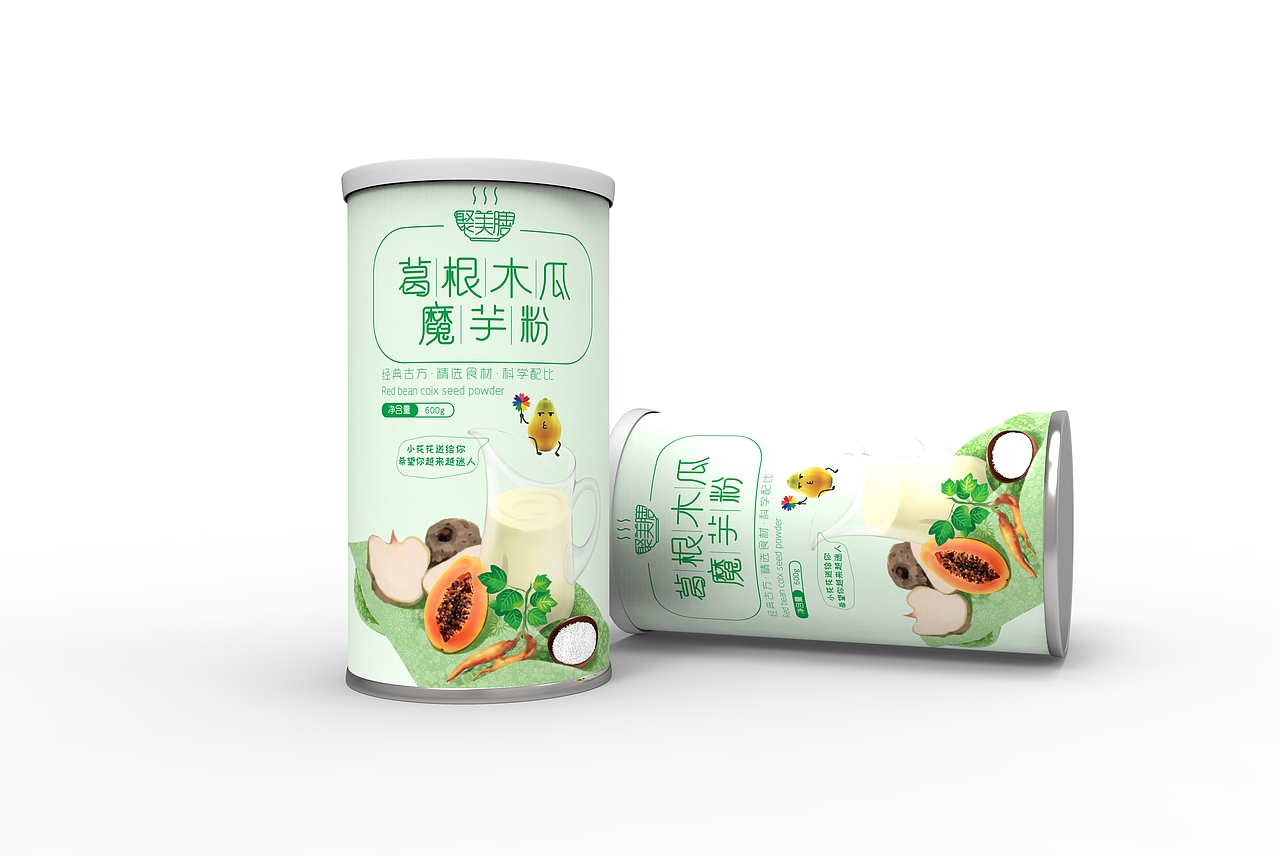 红豆薏米粉包装 五谷杂粮包装 营养粉 农产品包装（图ZMTAyNTY3MjQ4） - 包装 - 站酷设计师缘包装原创素材 - 站酷ZCOOL