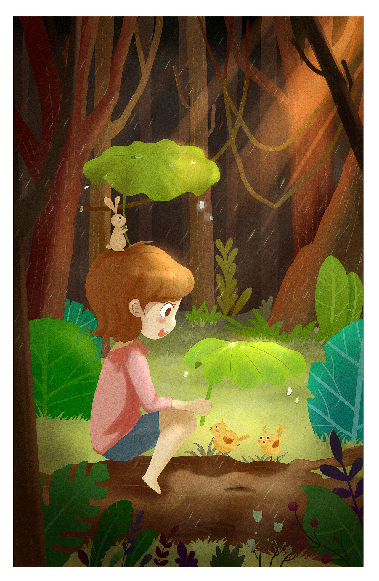 守护小鸟,小兔子守护小女孩福州/插画师/3年前/42浏览插画师紫苏叶