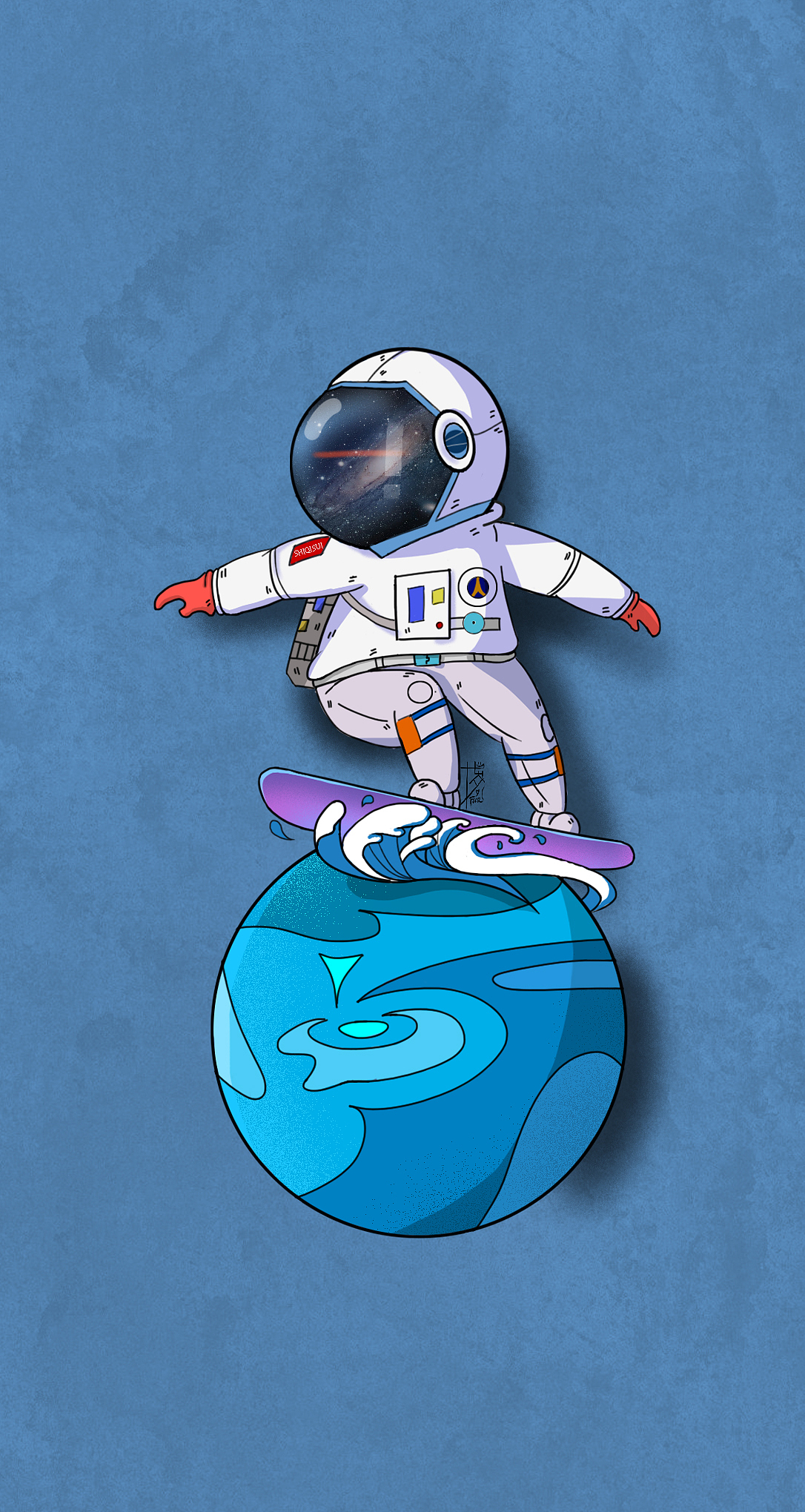 小宇航员系列插画