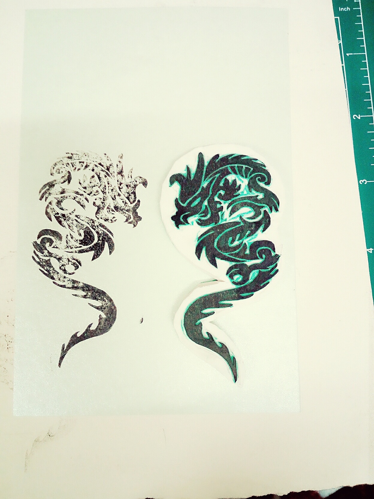 篆刻,橡皮章,自学,十二生肖之龙