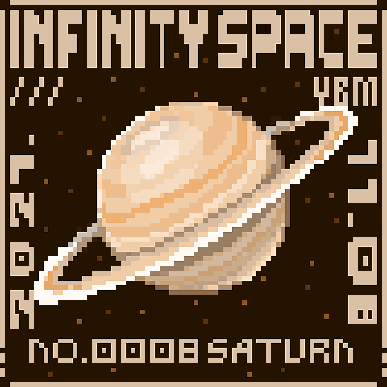 infinity space-无尽宇宙企划|插画|像素画|月不明_原创作品-站酷