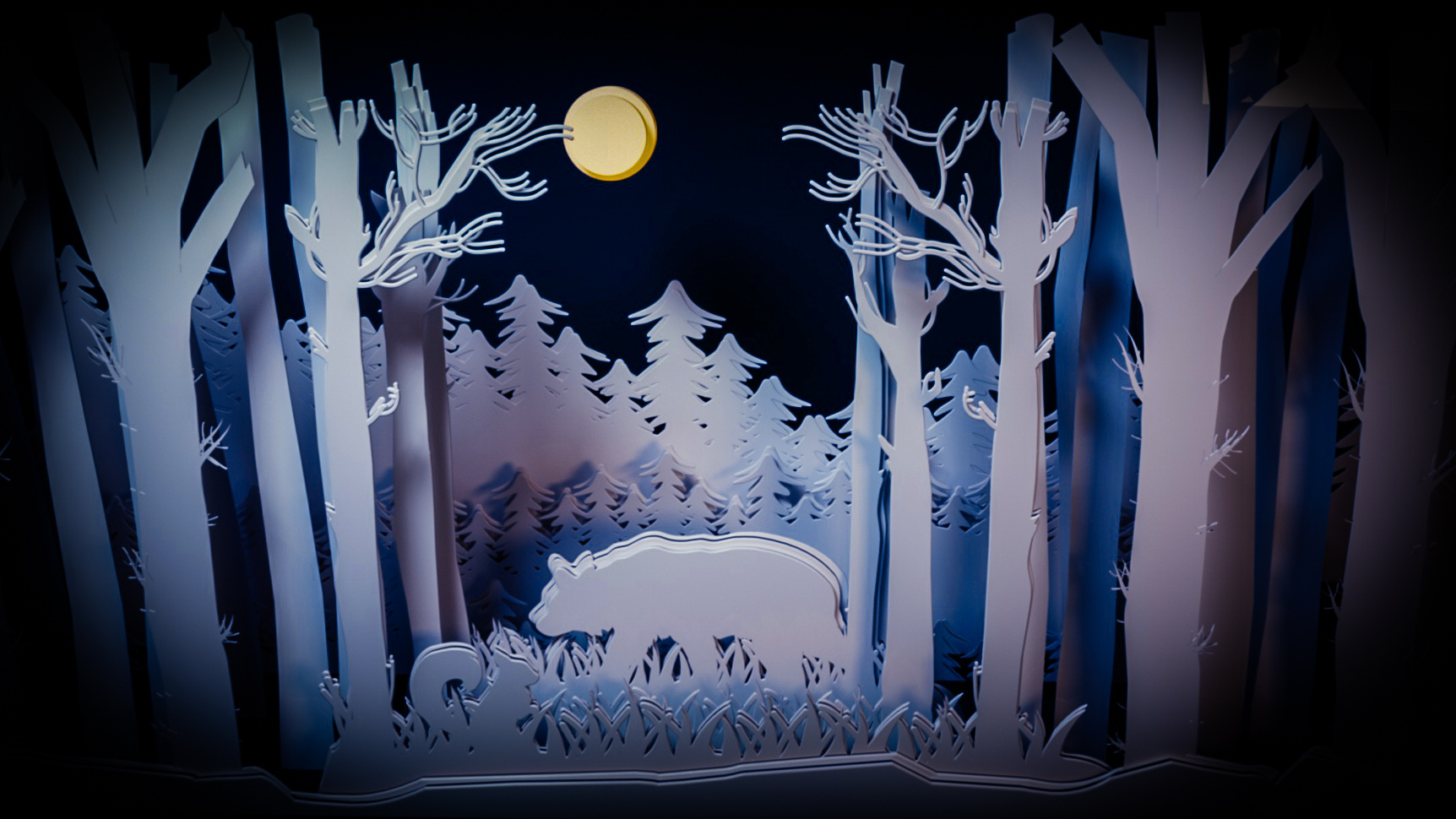 纸片丛林-c4d练习