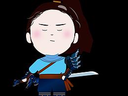 趙甜甜卡通形象 英雄聯(lián)盟COS篇 亞索