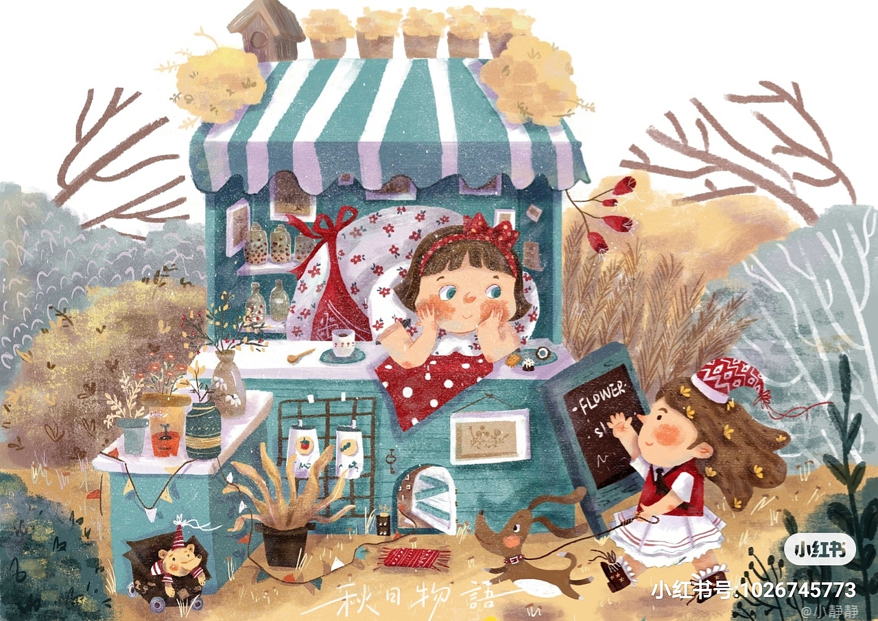 陶子小姐的日常（图ZMjI4NDU0OTUy） - 儿童插画 - 站酷设计师小静静静静静静静原创素材 - 站酷ZCOOL